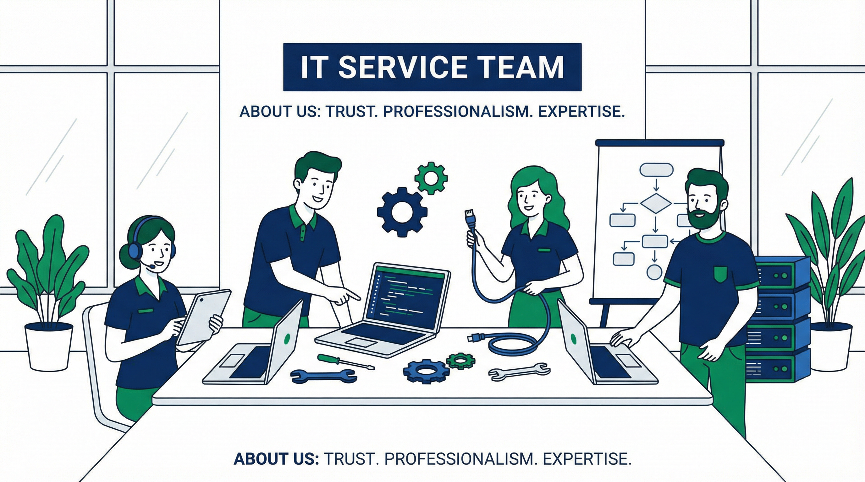 Tim Panda Service Komputer